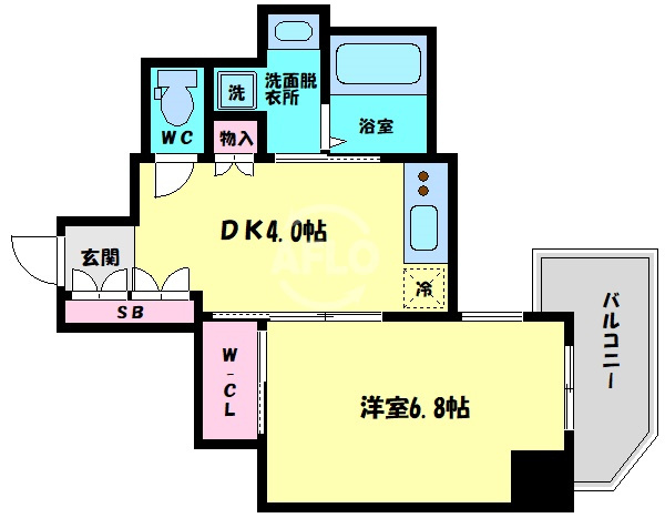 ララプレイス大阪城ヴェステンの間取り|ララプレイス大阪城ヴェステン　間取り