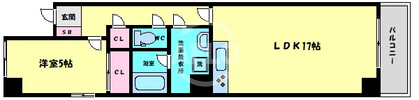 ADW Residence 谷町四丁目の間取り|アプリコ　間取り