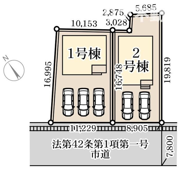 【区画図】 | 前橋市幸塚第２