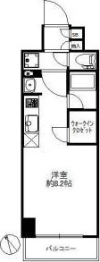 アスヴェル神戸元町海岸通の間取り