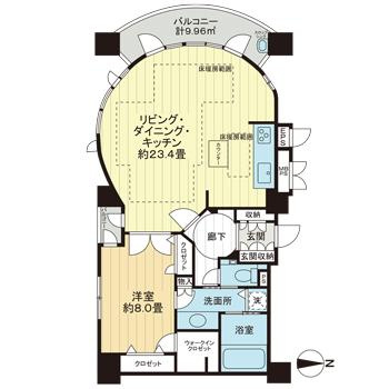 ライオンズシティ久屋の間取り