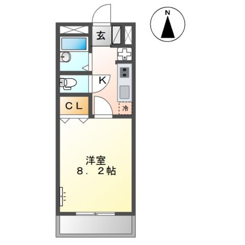 シャトーエトワールの間取り