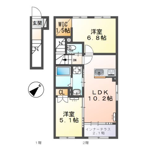 コンフォートの間取り