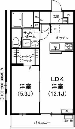 リブリ・アークⅡの間取り