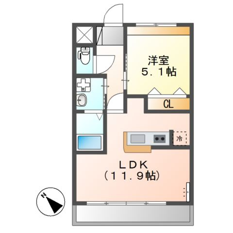 ハイ・プラウドの間取り