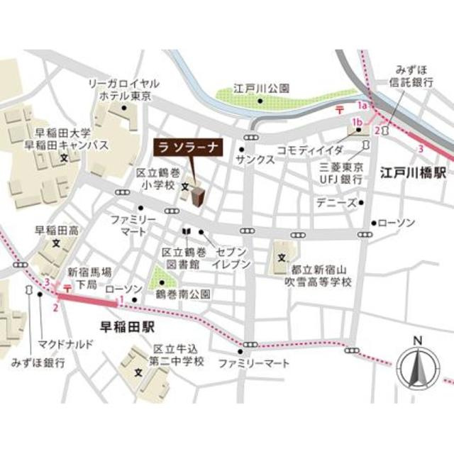 ラ　ソラ－ナの地図