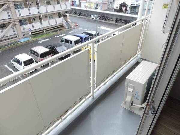 ビレッジハウス草部8号棟のバルコニー|ビレッジハウスの同一物件・同一タイプの間取りの写真です