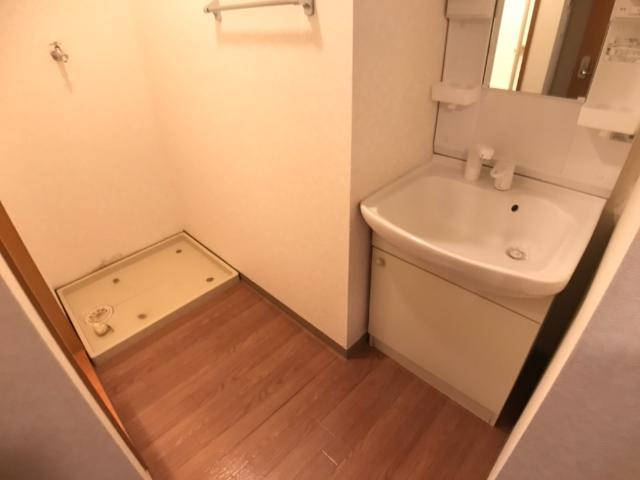 グレースマンションの洗面所|洗髪洗面化粧台