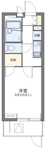 レオパレスノンノ　ミーオの間取り