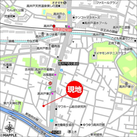 【地図】 | アヴニール高井戸