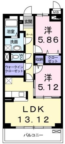 レフィナードの間取り