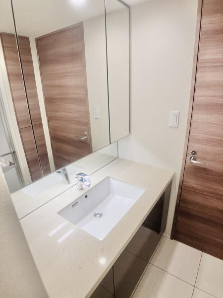 オープンレジデンシア千駄木ヒルズの洗面所
