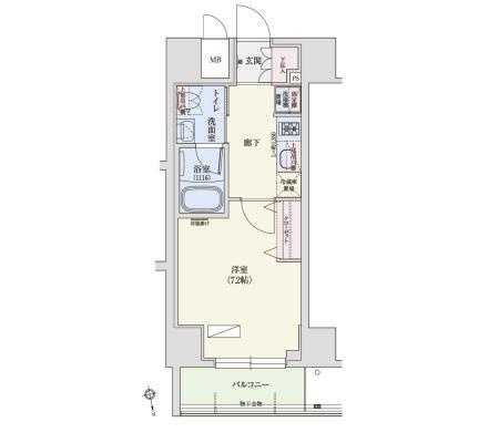 アーバネックス秋葉原ＥＡＳＴの間取り