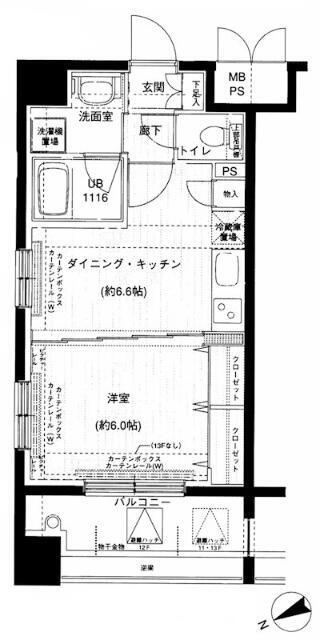 メインステージ上野(メインステージウエノ)の間取り