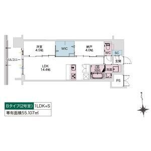 Draw上本町の間取り
