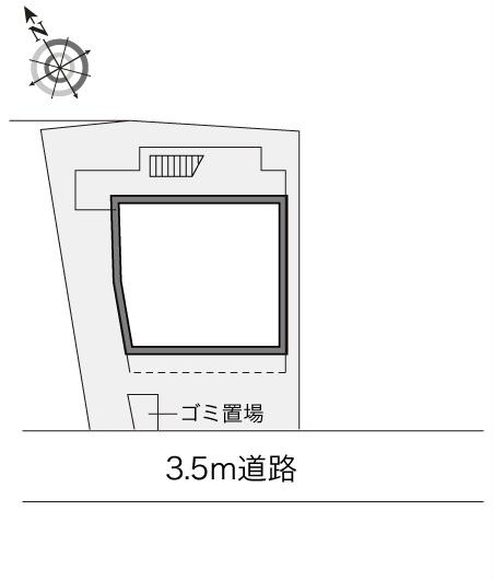 レオパレスユリパレス柏木の間取り