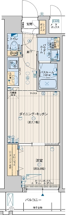 レオンコンフォート天王寺東の間取り
