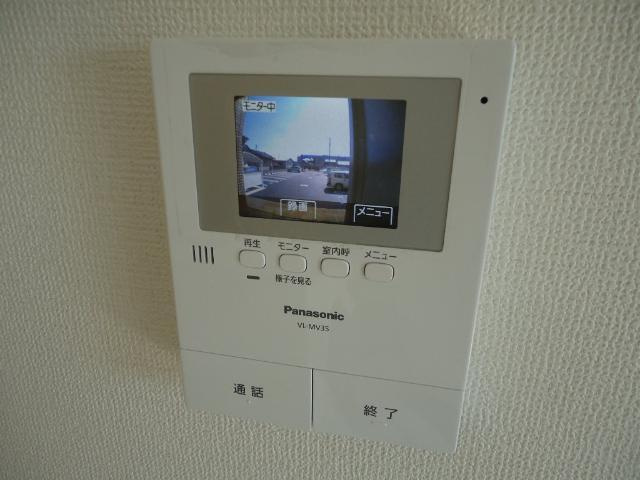 ソレイユの内装|カメラ付インターホン