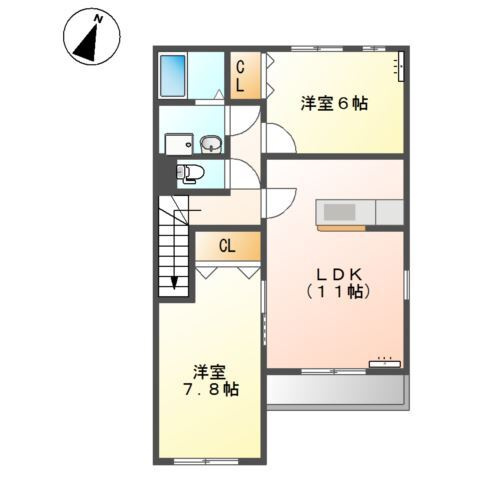 ソレイユの間取り