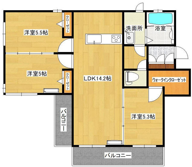 【間取り】 | シャーメゾン薬院