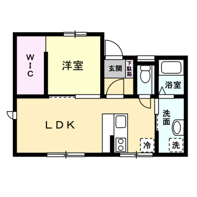 ライズ清水町の間取り