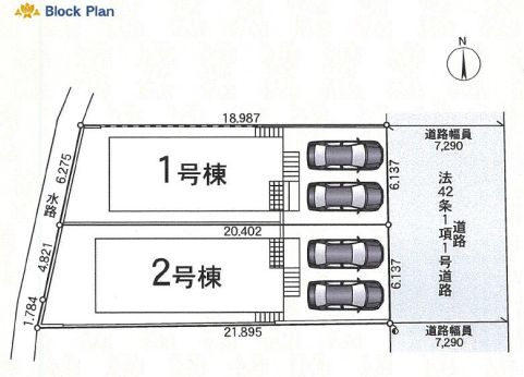 座間市四ツ谷新築戸建て　第9-2号棟の区画図|区画図「座間市四ツ谷新築戸建て」