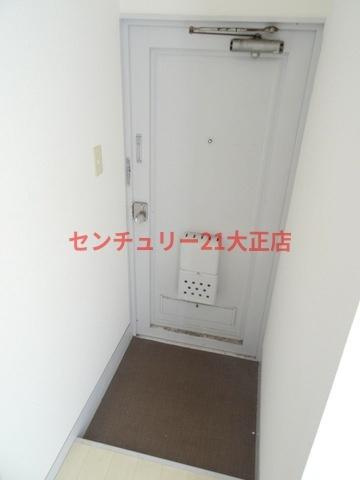 松栄大正ハイツのセキュリティ|★Ｗロック付きドア★