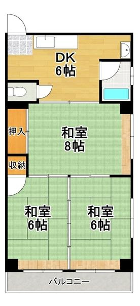 誠幸マンションの間取り