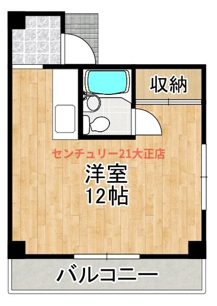 寿第10ハイツの間取り