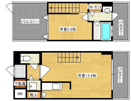 【間取り】 | レキシントン･スクエア桜坂