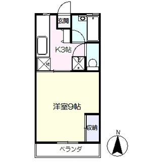 【間取り】 | コーポセレーンA・B棟