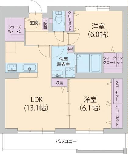 レグルス湘南の間取り