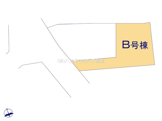 『八王子市新築戸建て』八王子市中野上町4-43-5【仲介手数料無料】の区画図|～仲介手数料無料☆八王子ひなた不動産～八王子市中野上町　新築戸建て