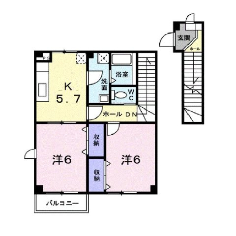 ル・クプルⅠの間取り