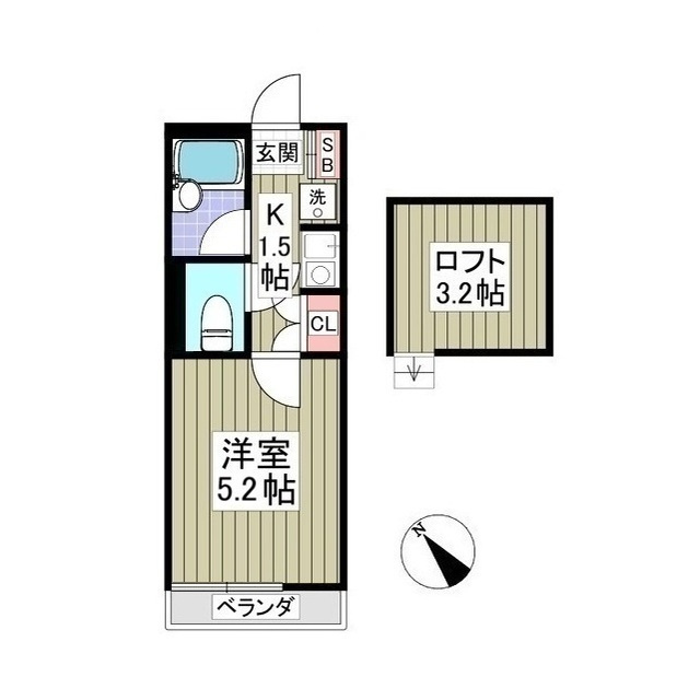 パレス百合ヶ丘の間取り