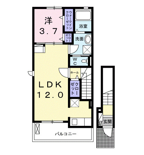 ノール・ラヴァンⅠの間取り