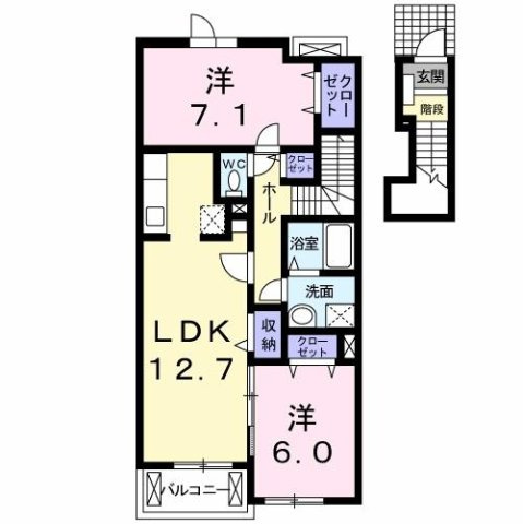グラシオッソの間取り