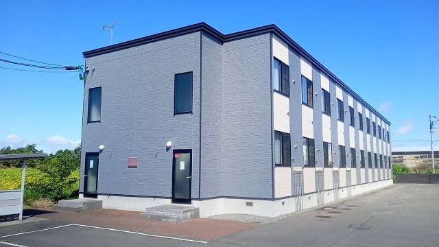 レオパレスミラクⅢの外観|外観もきれいです