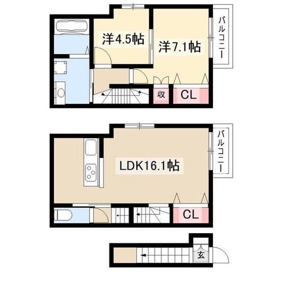 【間取り】 | ブレス本山