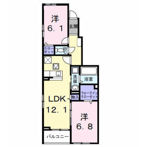 【間取り】 | コートハイム.KⅠ