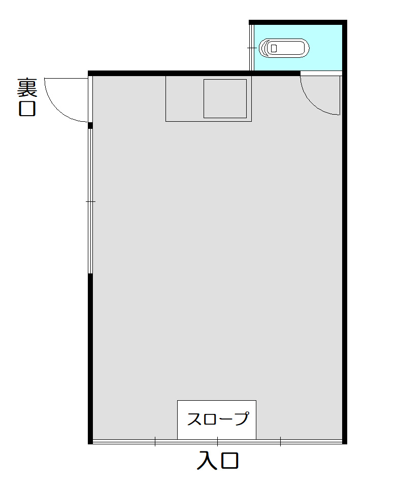 サムコーポテナントの間取り