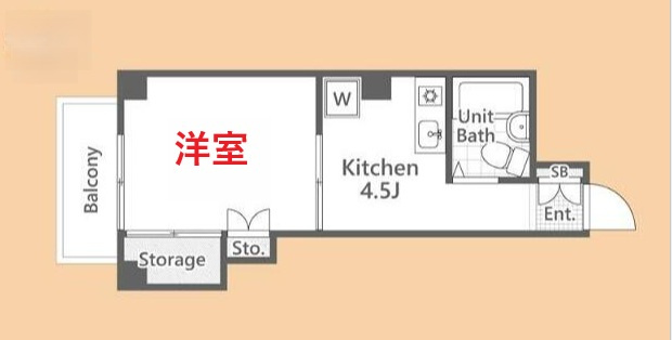 【間取り】 | コーポナデシコII | 間取りです