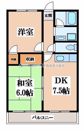 【間取り】 | 北田ハイツ
