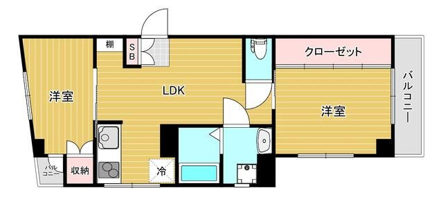 黄金ビルの間取り