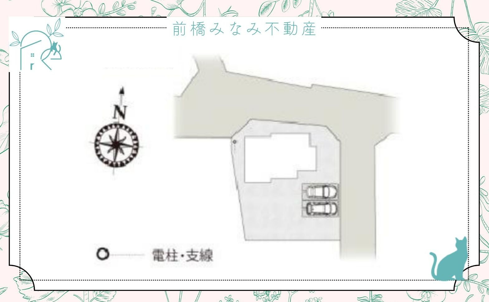 【新築】富岡市高瀬第1期　３号棟(全４棟)　ワイウッドコート　新築建売分譲の区画図