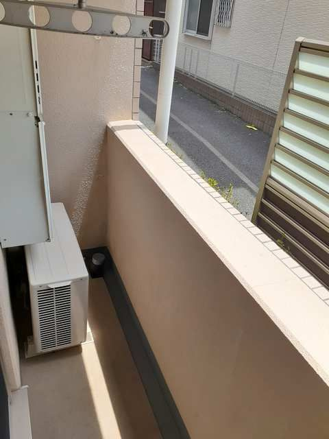 サンリット　コートのバルコニー