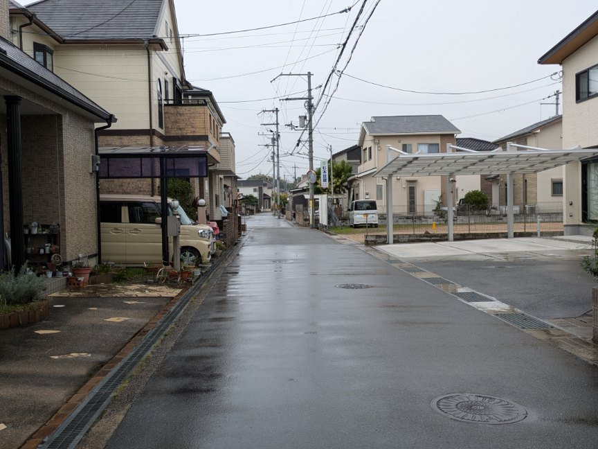 北葛城郡広陵町疋相戸建ての前面道路含む現地写真