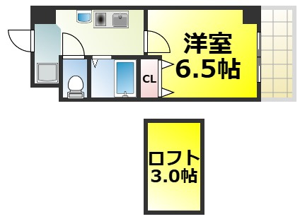 【間取り】 | ハクユウ元町　仲介手数料無料