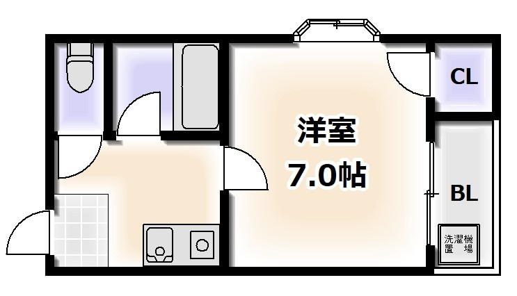SKハイツ照ヶ丘の間取り