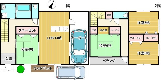 【間取り】 | 南梅本一戸建